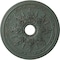 Ekena Millwork Rose and Ribbon Medallion (Canopies up to 4"), 23 5/8"OD x 4"ID x 1 1/2"P, Cloud Burst Crackle CM23ROCBC - alternate 1